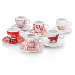 Дизайнерски еспресо чаши  illy WATERMILL